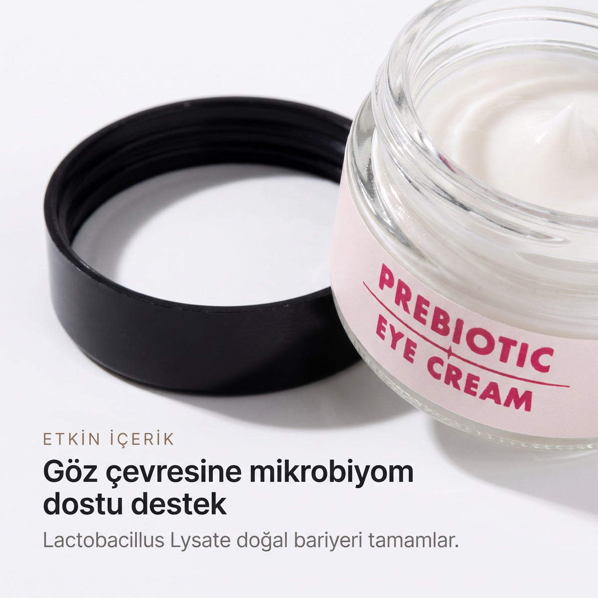 PREBIOTIC EYE CREAM 20 ml — Lactobacillus Lysate ile mikrobiyom dostu göz bakımı