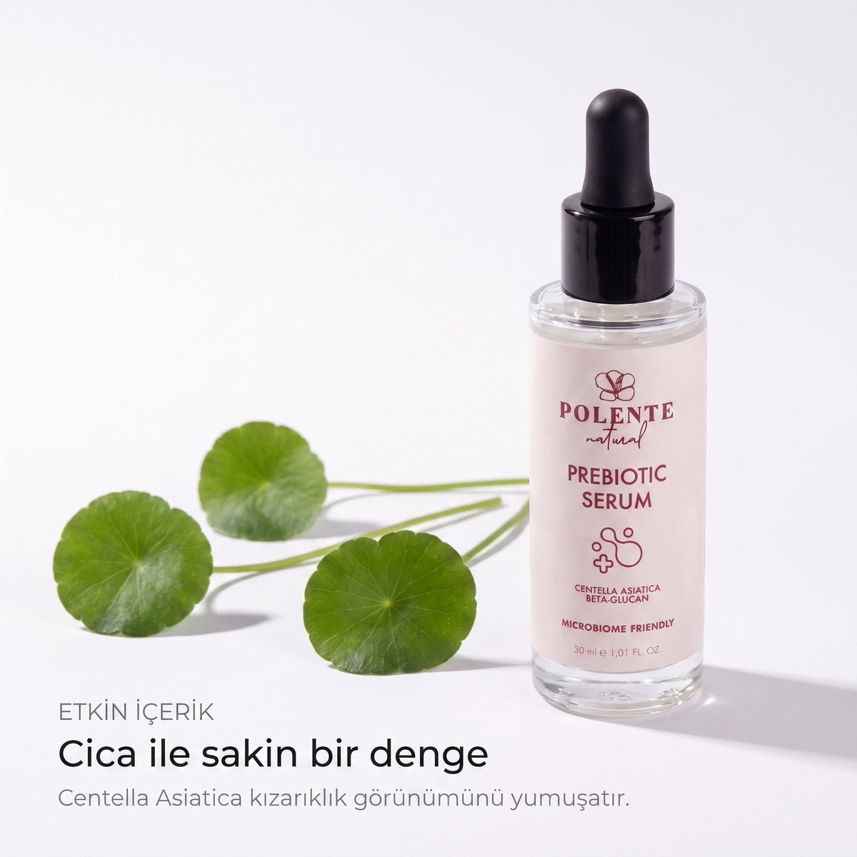 PREBIOTIC SERUM 30 ml — Centella Asiatica kızarıklık görünümünü yumuşatır