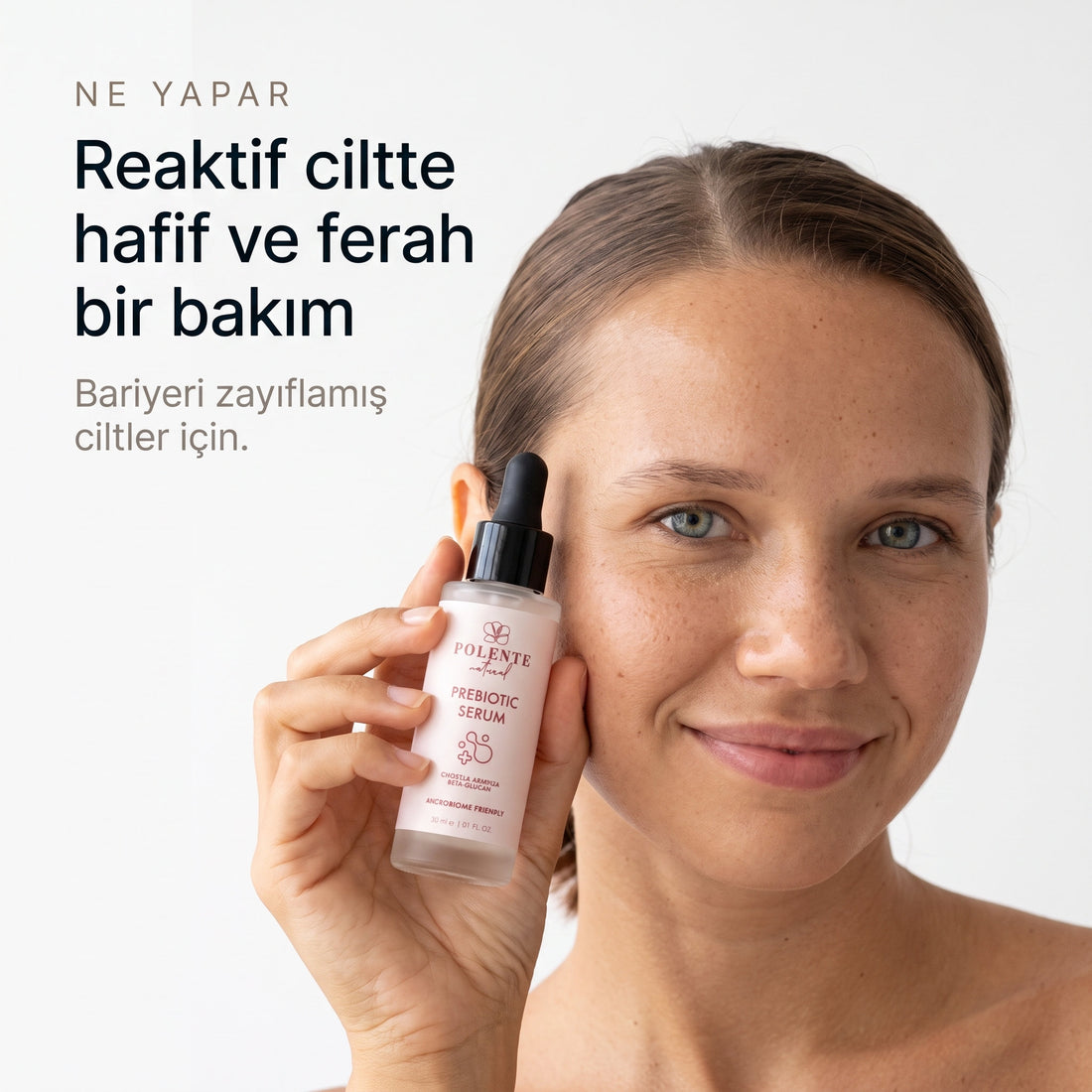 PREBIOTIC SERUM 30 ml — reaktif ciltler için hafif ve ferah prebiyotik serum
