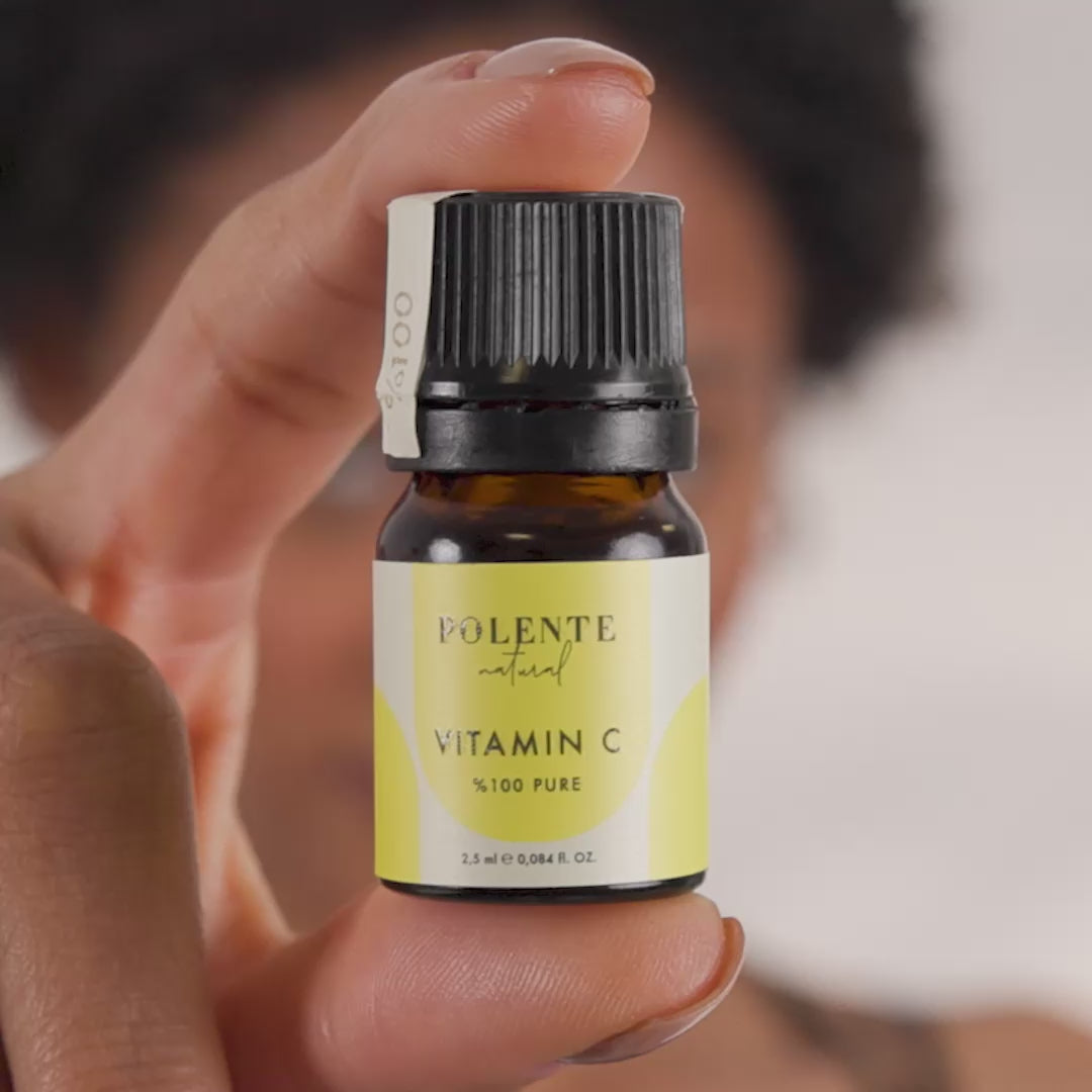 %100 PURE VİTAMİN C - Leke Karşıtı %100 Saf C Vitamini (2,5 ml)