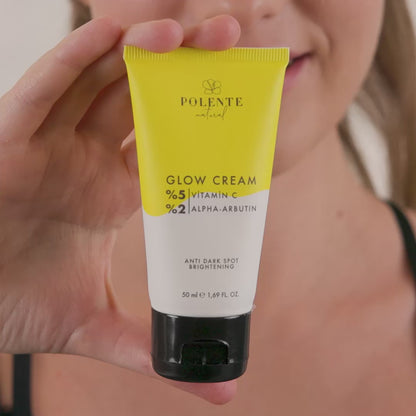 GLOW CREAM - Vitamin C &amp; Arbutin İçeren Aydınlatıcı Leke Kremi (50 ml)