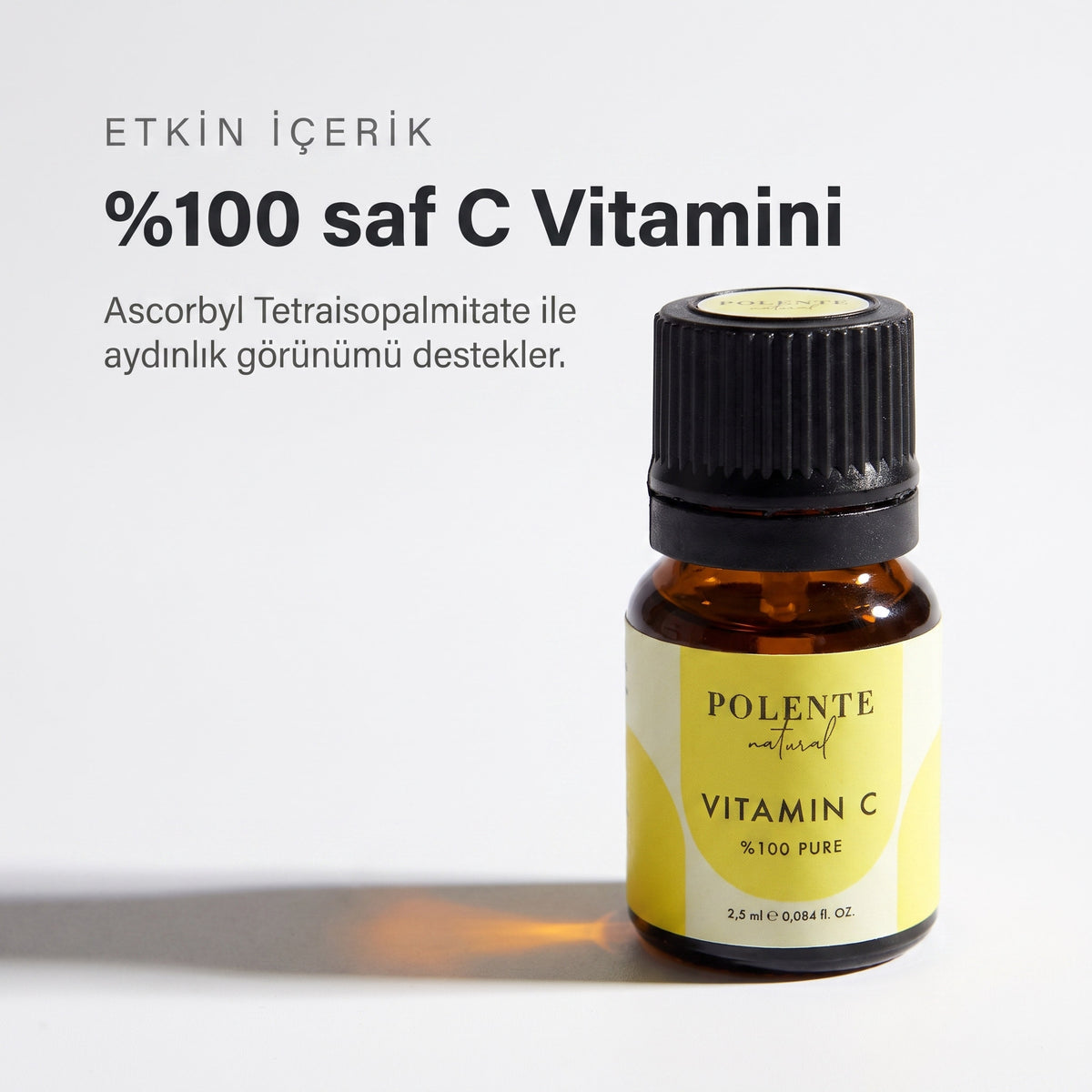 %100 PURE VİTAMİN C 2,5 ml — %100 saf C Vitamini