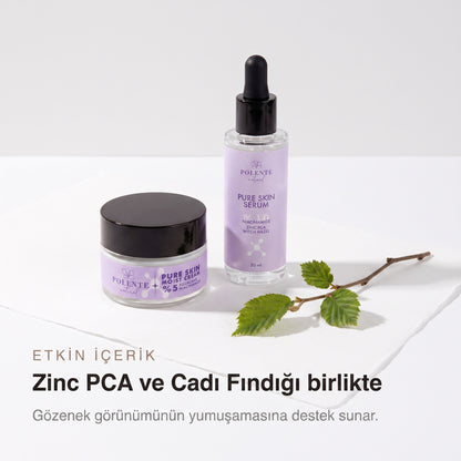 Pure Skin Serisi Seti — Zinc PCA ve Cadı Fındığı birlikte