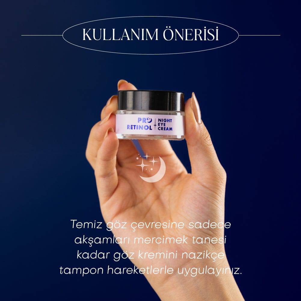 PRO RETINOL EYE CREAM - Retinol İçeren Yaşlanma Karşıtı Göz Kremi (20 ml)