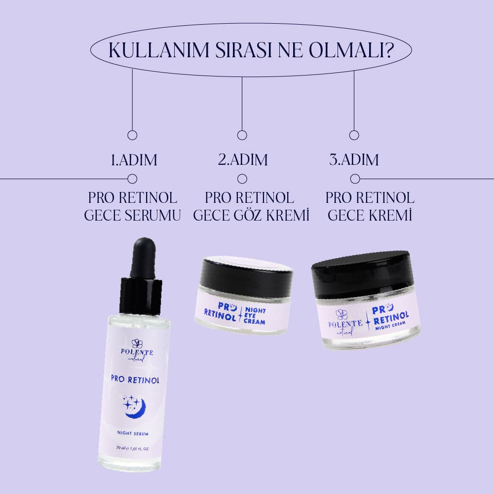 PRO RETİNOL NIGHT CREAM- Retinol İçeren Yaşlanma Karşıtı Gece Bakım Kremi (50 ml)