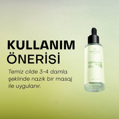 %100 PURE SQUALANE - Bitkisel Kaynaklı %100 Saf Skualen (30 ml)