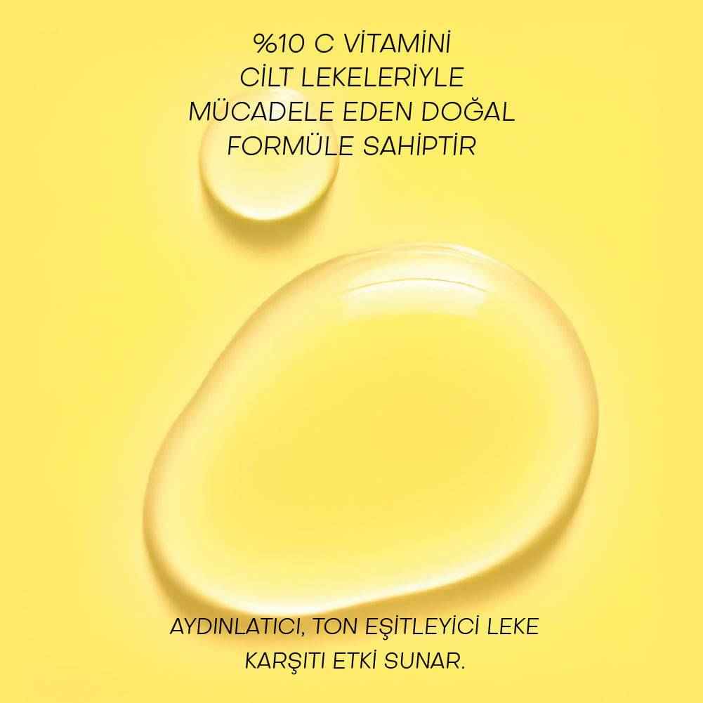 C VİTAMİN & SQUALANE SERUM - Aydınlatıcı Leke Serumu (C Vitamini Kompleksi) (30 ml)