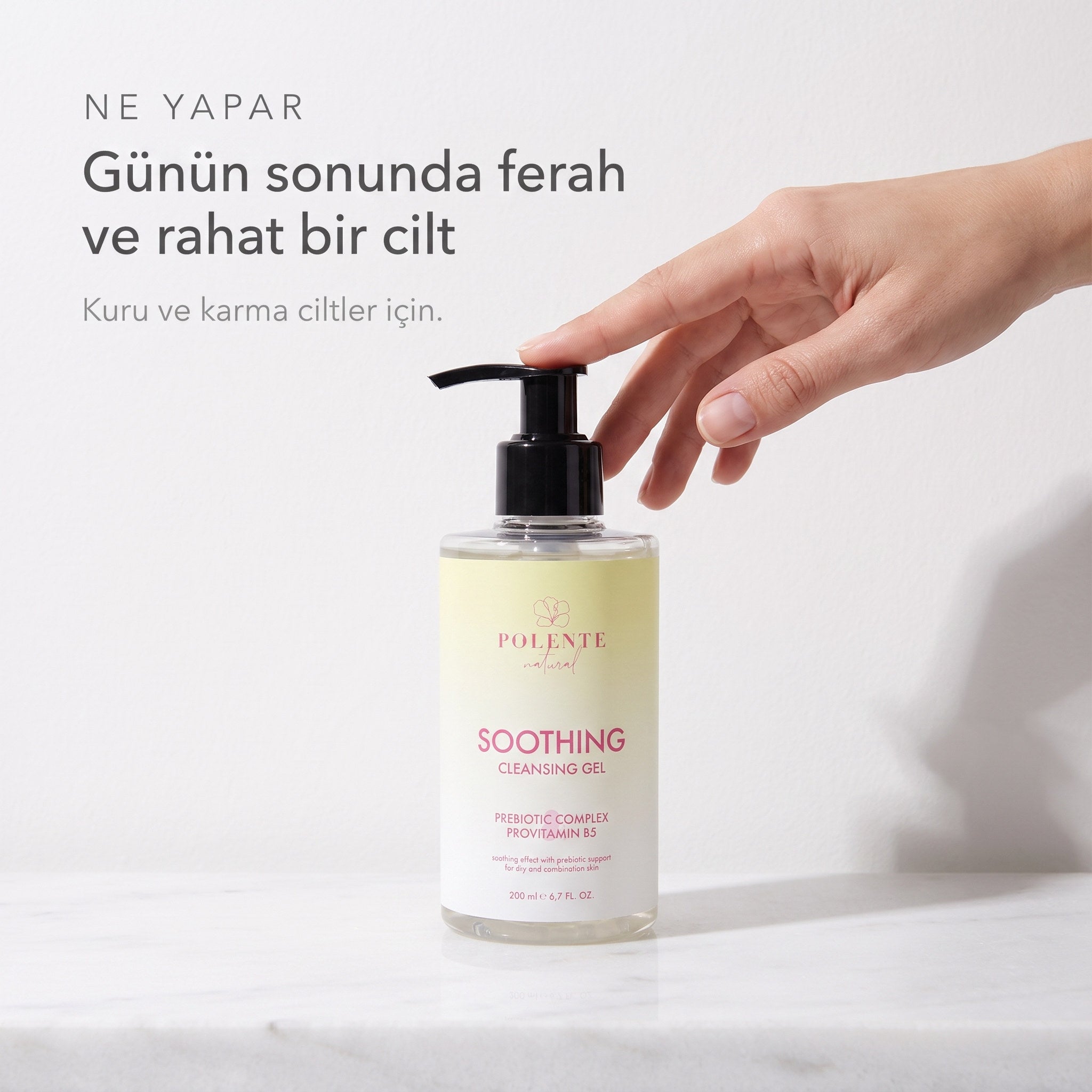 SOOTHING CLEANSING GEL 200 ml — günün sonunda ferah ve rahat bir cilt
