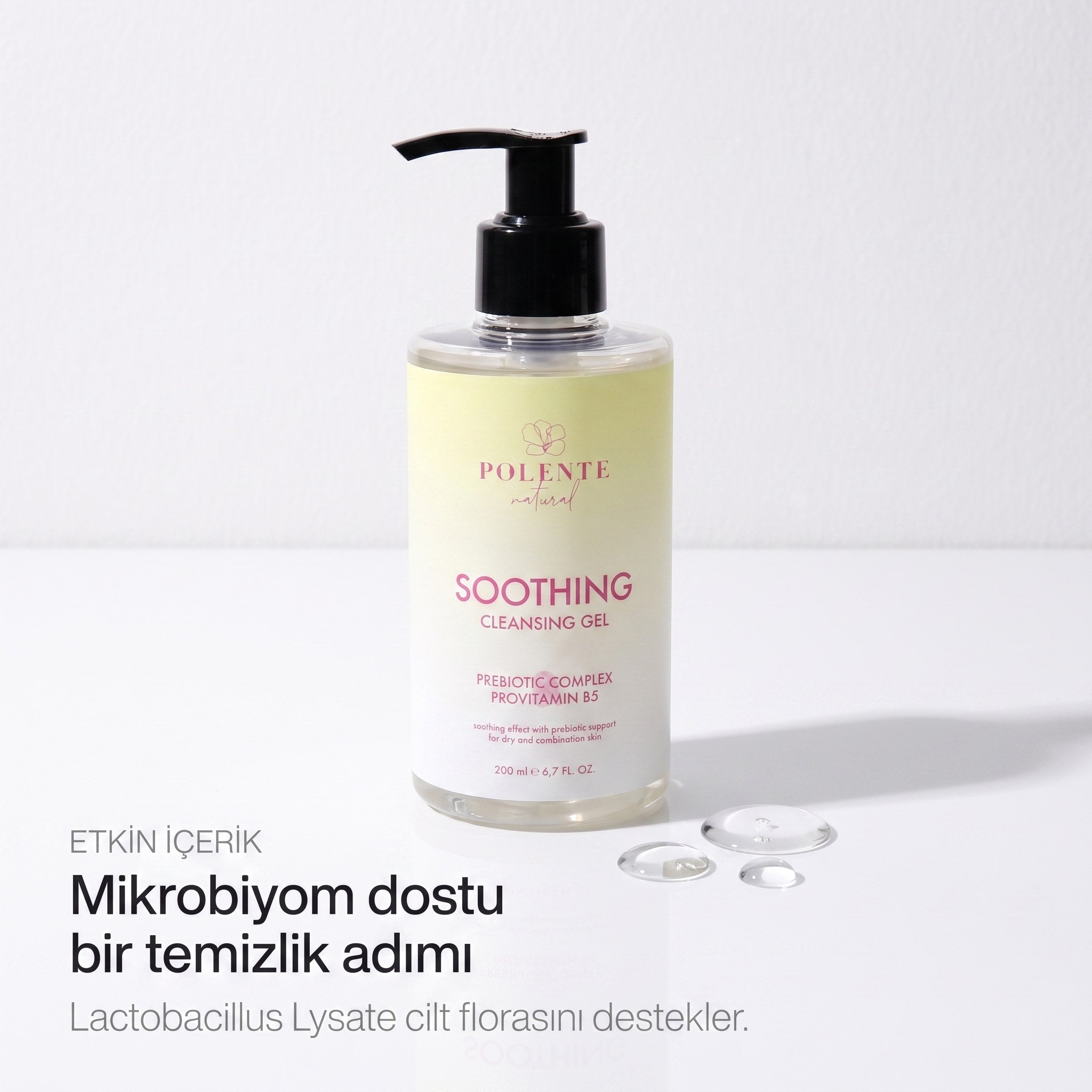 SOOTHING CLEANSING GEL 200 ml — Lactobacillus Lysate ile mikrobiyom dostu temizlik