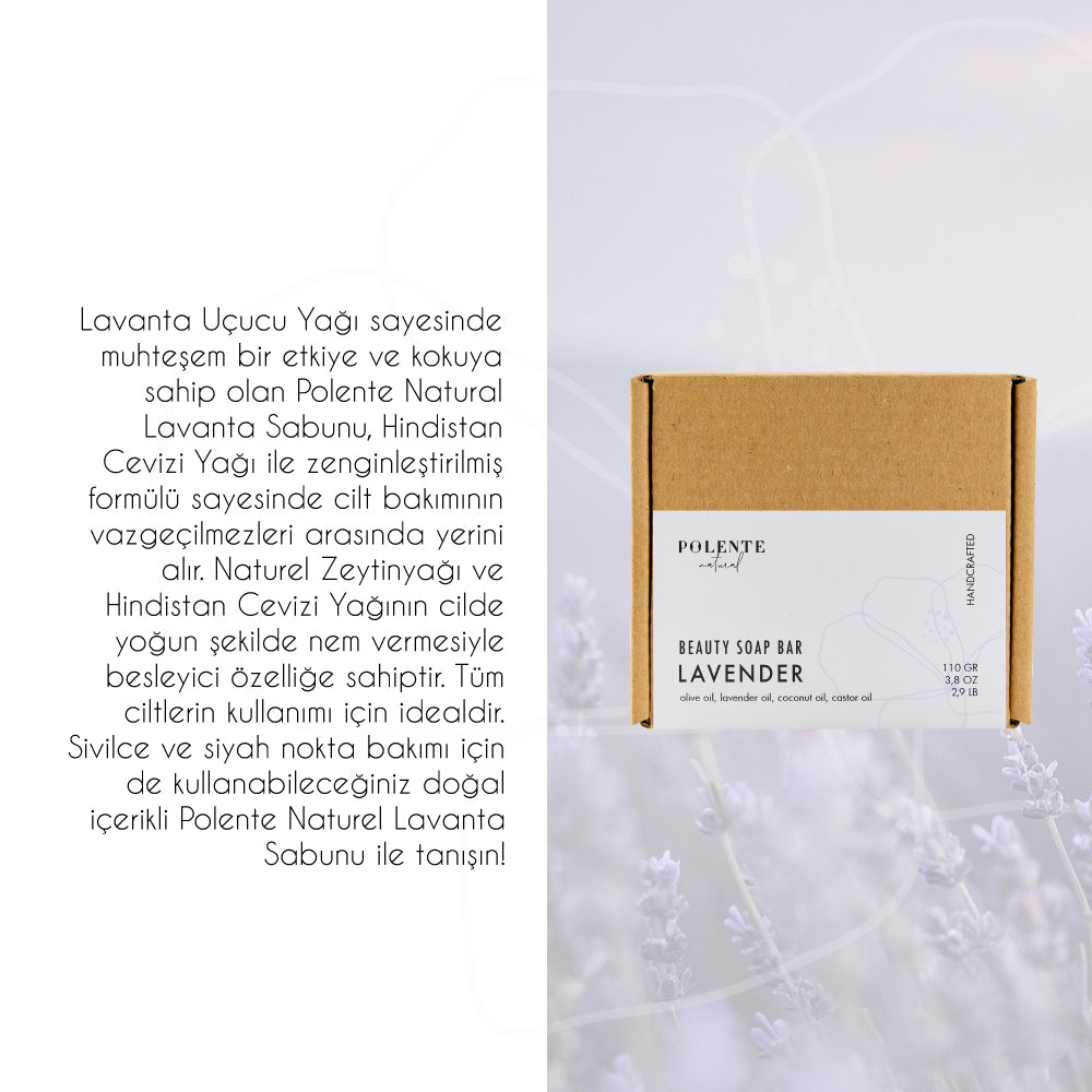 Lavanta Sabunu - Akne Karşıtı Yüz Bakımı