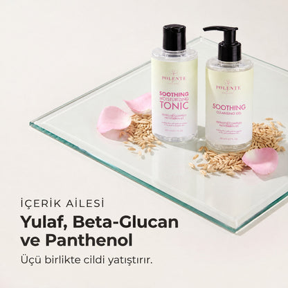 Yatıştırıcı Cilt Temizleme Seti — Yulaf, Beta-Glucan ve Panthenol